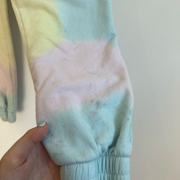 Frankie's Bikinis Aiden Sweatpant Rainbow Tie Dye Size Medium - Picture 9 of 12